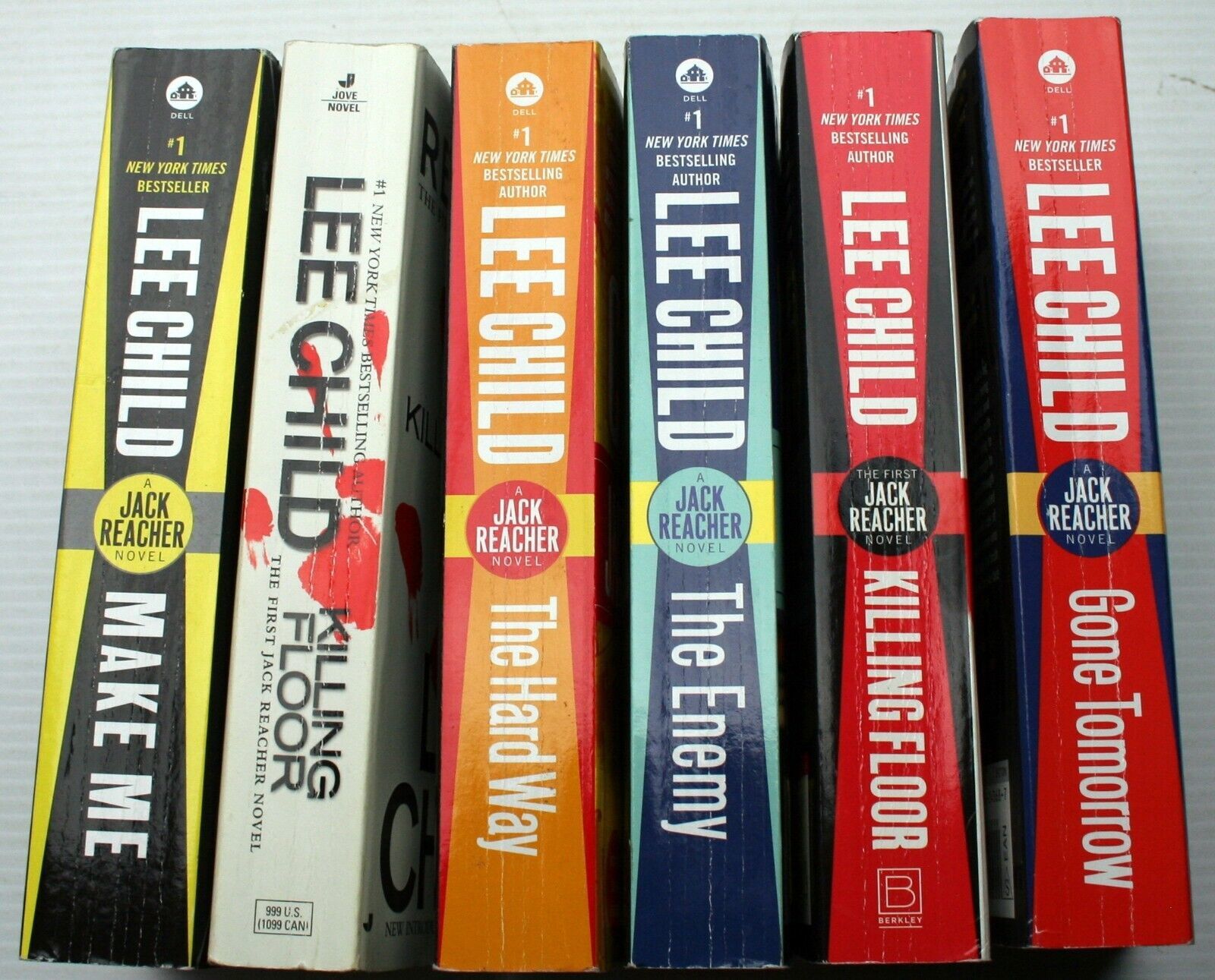Lot 6 Lee Child Jack Reacher KILLING FLOORHARD WAYMAKE MEENEMYGONE