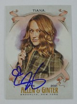 Sarah Tiana Signed 2021 Topps Allen &amp; Ginter Trading Card Autographed Comediansp - £17.79 GBP