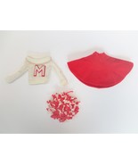 Vintage Barbie Doll Cheerleader Outfit Mattel Fashion #876 Fall Sports 1... - $29.00