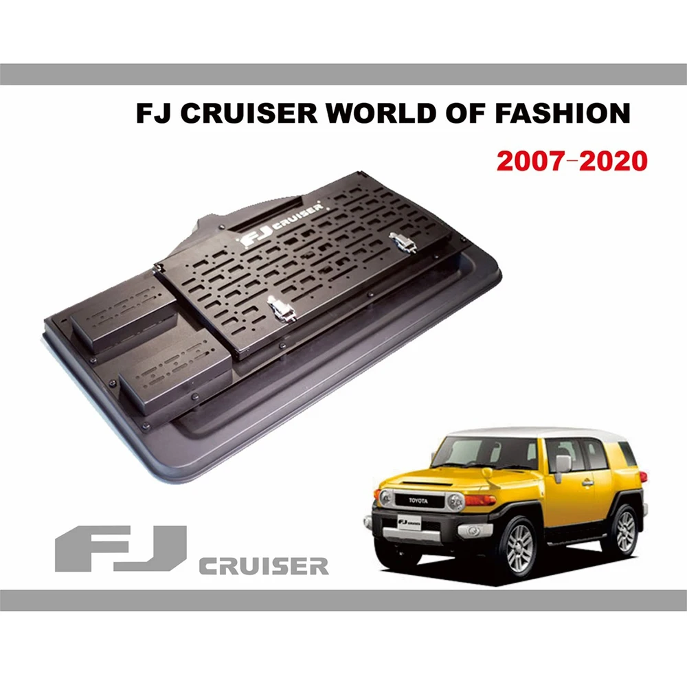 Tail Door Folding Table For Toyota FJ Cruiser Trunk Stowing Tidying Alum... - $915.33