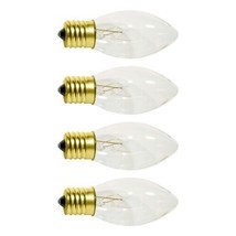 Light Keeper Pro 2 Packs 4 C9 Replacement Bulbs 120V 7W 60Hz AC Indoor O... - £10.32 GBP