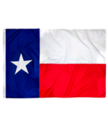 valley forge perma-nil texas state flag 3 x 5 ft (36x60 in) nylon brass ... - $14.75