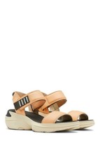 Sorel women&#39;s explorer blitz stride sandal in Faded Spark,  Glove Yellow - $79.00