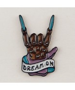 Dream On Rock On Horror Film Inspired Enamel Pin Fashion Accessory Jewelry - £6.37 GBP