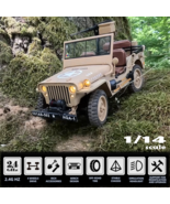 RC Military Truck 4WD Off Road Crawler WWII Climber Full Proportional Me... - $169.00 CAD