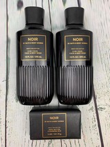 Men Noir 3 in 1 Hair Face Body Wash BBW 2 Bottles 1 Soap Bar - £30.37 GBP