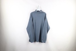 Vtg 90s Givenchy Mens Large Faded Long Sleeve Turtleneck T-Shirt Heather Gray - £47.44 GBP