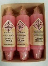 Colony Candle-lite 5&quot; Carriage Candles Boxed Set of 6 Pink (Rose Scent) - $12.00