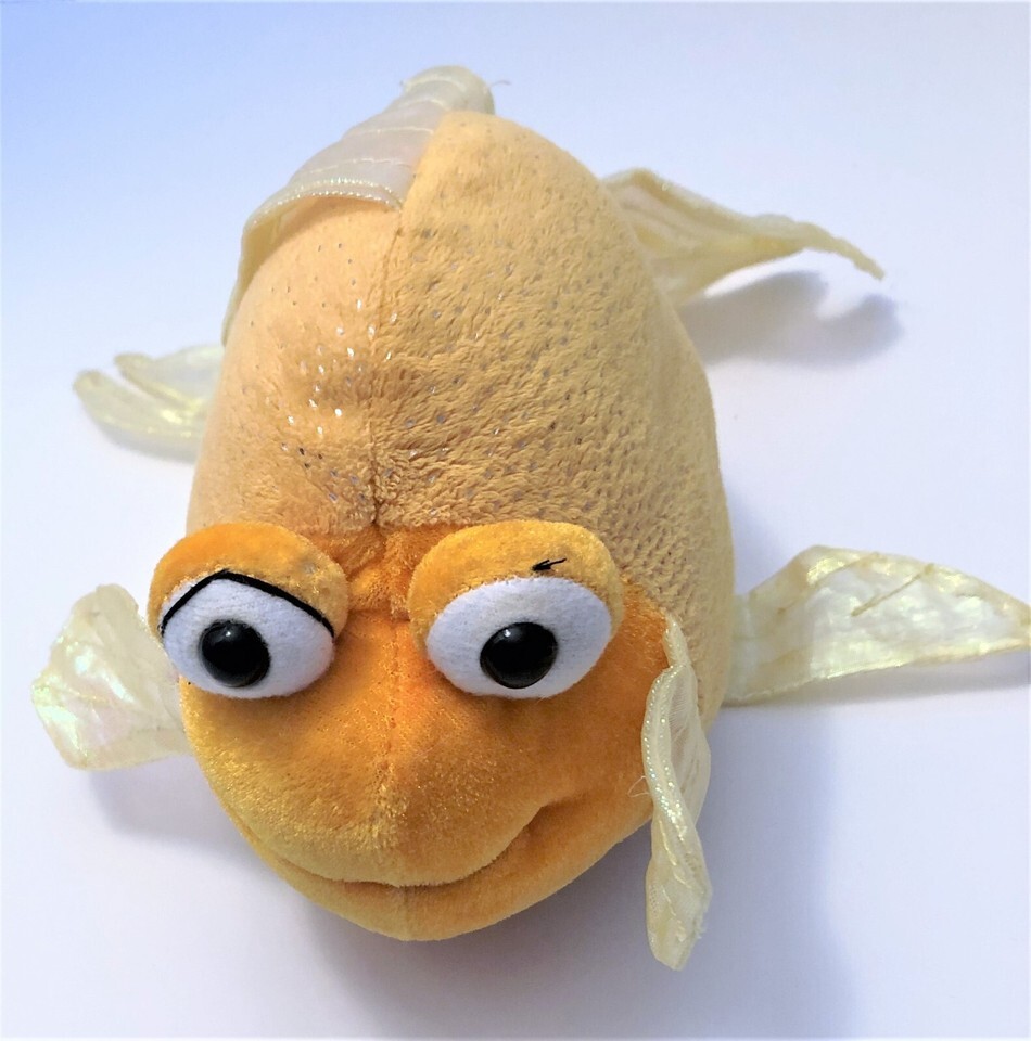Ganz Webkinz Green Fantail Goldfish Plush  Stuffed Animal NO CODE **Plea... - $4.95