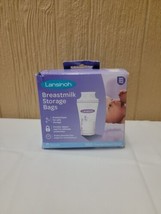 Lansinoh Breastmilk Storage Bags 100 Ct Double Zipper Pump Into Bag - £8.36 GBP