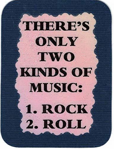 There's Only Two Kinds Of Music Rock And Roll 3" x 4" Love Note Music Sayings Po