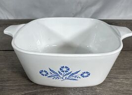 Vintage Corning Ware Cornflower Blue Casserole P-43-B 22 fl oz No Lid 5x... - $10.44