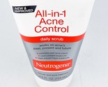 Neutrogena All in One Acne Control Daily Scrub 4.2 Fluid Ounces bb1/25 - $12.55