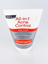 Neutrogena All in One Acne Control Daily Scrub 4.2 Fluid Ounces bb1/25 - £9.85 GBP