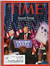 VINTAGE Nov 21 2016 Time Magazine Donald Trump Elected President - £31.18 GBP