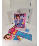 Vintage 1998 Toy Biz Star Gymnast Jamie Doll 12&quot; w Box - Flips Spins Spl... - $43.76 CAD