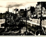 Vtg Postcard RPPC Pre-WWII - Cherbourg L&#39;Avant Port Unused France Cars B... - $9.76