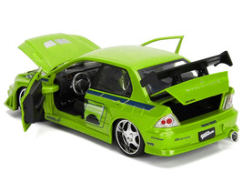 Brian&#39;s Mitsubishi Lancer Evolution VII Green with Graphics &quot;Fast &amp; Furious&quot; Mov - £38.65 GBP