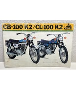 1972 Honda CB-100 K2  CL-100 K2 Motorcycle Sales Brochure Poster Literature - $144.61 MXN