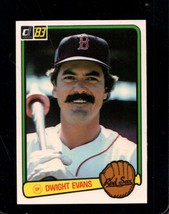 1983 Donruss #452 Dwight Evans Nmmt Red Sox *X108278 - £3.13 GBP