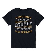 $33 Instant Message Men&#39;s Black &#39;I Wake Up Grumpy&#39; Tee - Size XXL NWOT - $11.39