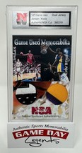 Kobe Bryant / Michael Jordan Dual Game Used Jersey Patch Card NSA LE 1/1 - £4,687.12 GBP