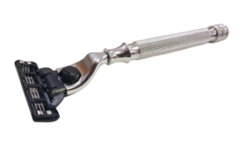 Sword Edge Heavy Duty Mach 3 compatible razor  ~105 grams weight - Boxed - £19.91 GBP