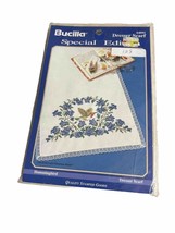 Bucilla 64091 Dresser Scarf Special Edition Hummingbird Floral 1994 Vtg ... - £10.36 GBP