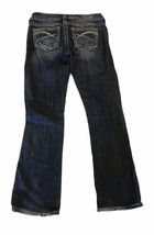 Womens Silver Jeans Sz Small Mid Rise Suki Surplus Flap Pocket Bootcut - £17.35 GBP