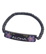 Hawaiian Themed Coconut Flower Hand Painted Bracelet (Choose design) - £7.76 GBP