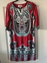 Studio 1 Paisley Dress 3/4 Sleeve Size 10 - €12,98 EUR