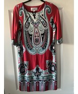Studio 1 Paisley Dress 3/4 Sleeve Size 10 - $21.06 CAD