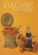 Pause for Living Autumn 1967 Vintage Coca Cola Booklet Fall Hospitality - £5.40 GBP