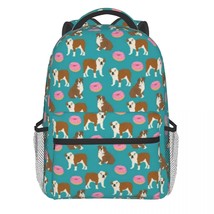 Ack english bulldog donuts sport backpacks boy cool school bags custom pattern rucksack thumb200