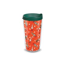 Tervis Christmas Gnomes Pattern 16 oz. Tumbler W/ Lid Holidays Red Green... - $10.99