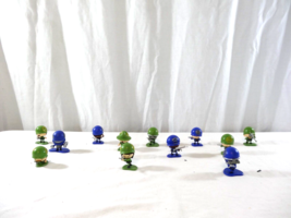 MGA Entertainment Awesome Little Green Men Blue Men Toy Figures Lot Of 12 - £14.05 GBP