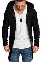 ZOGAA 2021 Men Sweatshirt Hip Hop Mantle Hoodies  Fashion Men Splicing Hooded So - £91.36 GBP