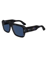 New Calvin Klein CK-24501S 460 Blue Havana Sunglasses with Blue Lenses - $1,731.15 MXN