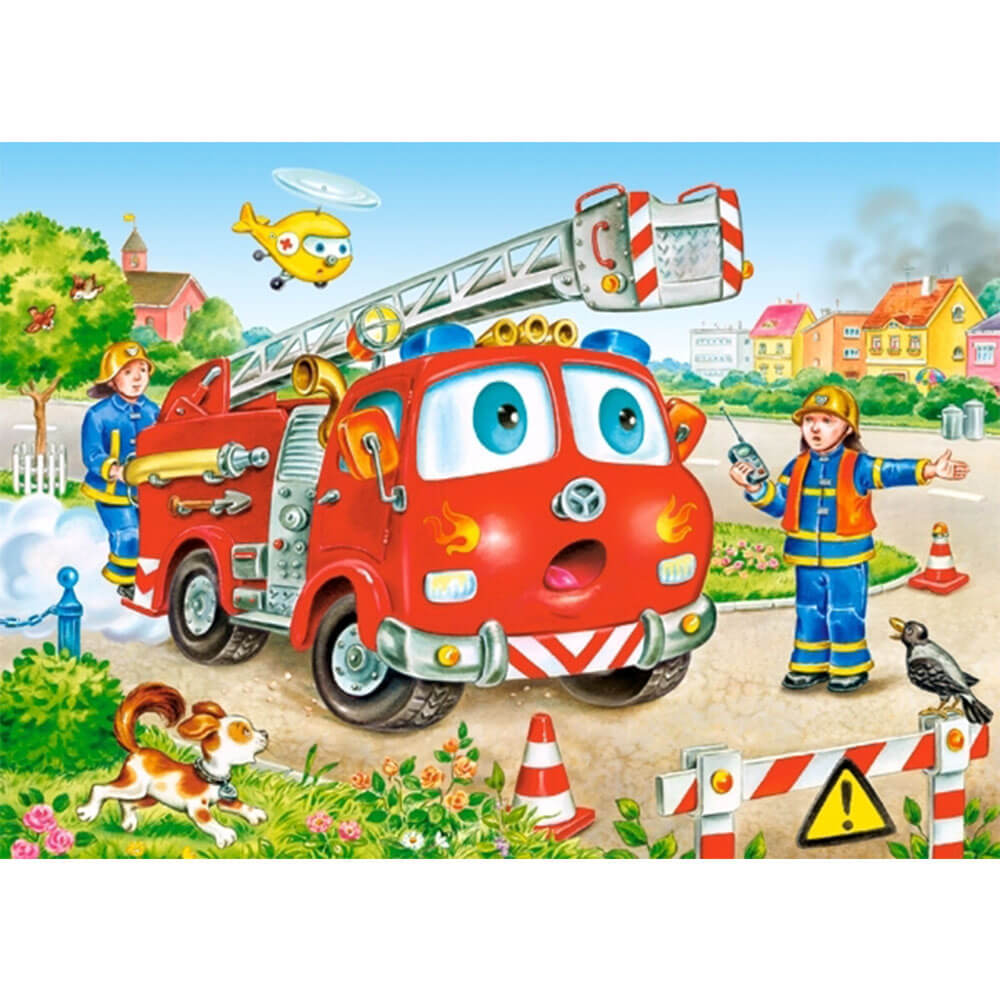 Castorland Firefighters Team Jigsaw Puzzle 35pcs - Jigsaw