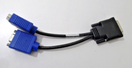 Molex Dell Hp DP/N 0G9438 Video Card Splitter Cable DMS-59 To Dual Vga Cable - $5.49