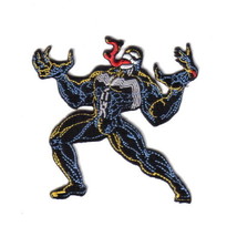 The Amazing Spider-Man Venom Villain Figure Die Cut Embroidered Patch NEW UNUSED - £6.16 GBP