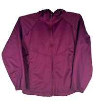 Natural Reflections Women&#39;s XL Burgundy Polyester Hooded Jacket - $23.03