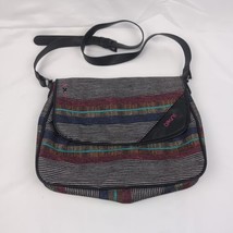 Dakine Messenger Laptop Bag Multicolor &amp; Purple Lining, Shoulder, Crossbody - $13.99