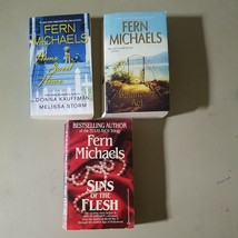 Lot of 3 Fern Michaels books, Home Sweet Home, Balancing Act, Sins of the Flesh - £9.13 GBP