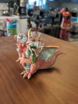 COCKY Mood Dragon by Franklin Mint Swarovski Crystal Tesori Porcelain Lt... - $17.82