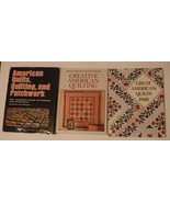 American Quilts Book lot of 3 American Quilts, Quilting, and Patchwork +... - $25.52 CAD