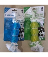 2 Pk Canine Clean™ 6.5&quot; Peppermint / Spearmint Rope and Ball - $276.24 MXN