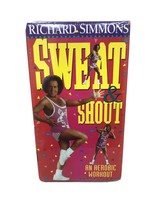 Richard Simmons - Sweat &amp; Shout: An Aerobic Workout (VHS, 1994) In Shrink Wrap - £5.75 GBP