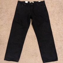 Wrangler authentics NWT mens 38 30 black jeans - £15.91 GBP