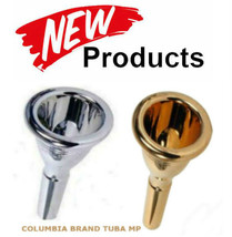 Tuba Mouth Piece Gold Or Silver Columbia Brand 18 Sp, 18 Gp, Quality Sound - £33.65 GBP+